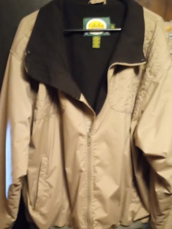 Cabela's Other - Vintage Cabela's Outdoor Coat/jacket SIZE XL bomber beige READ